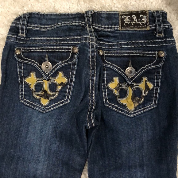 L.A idol boot cut jeans size 5 (jn1) - Picture 4 of 10